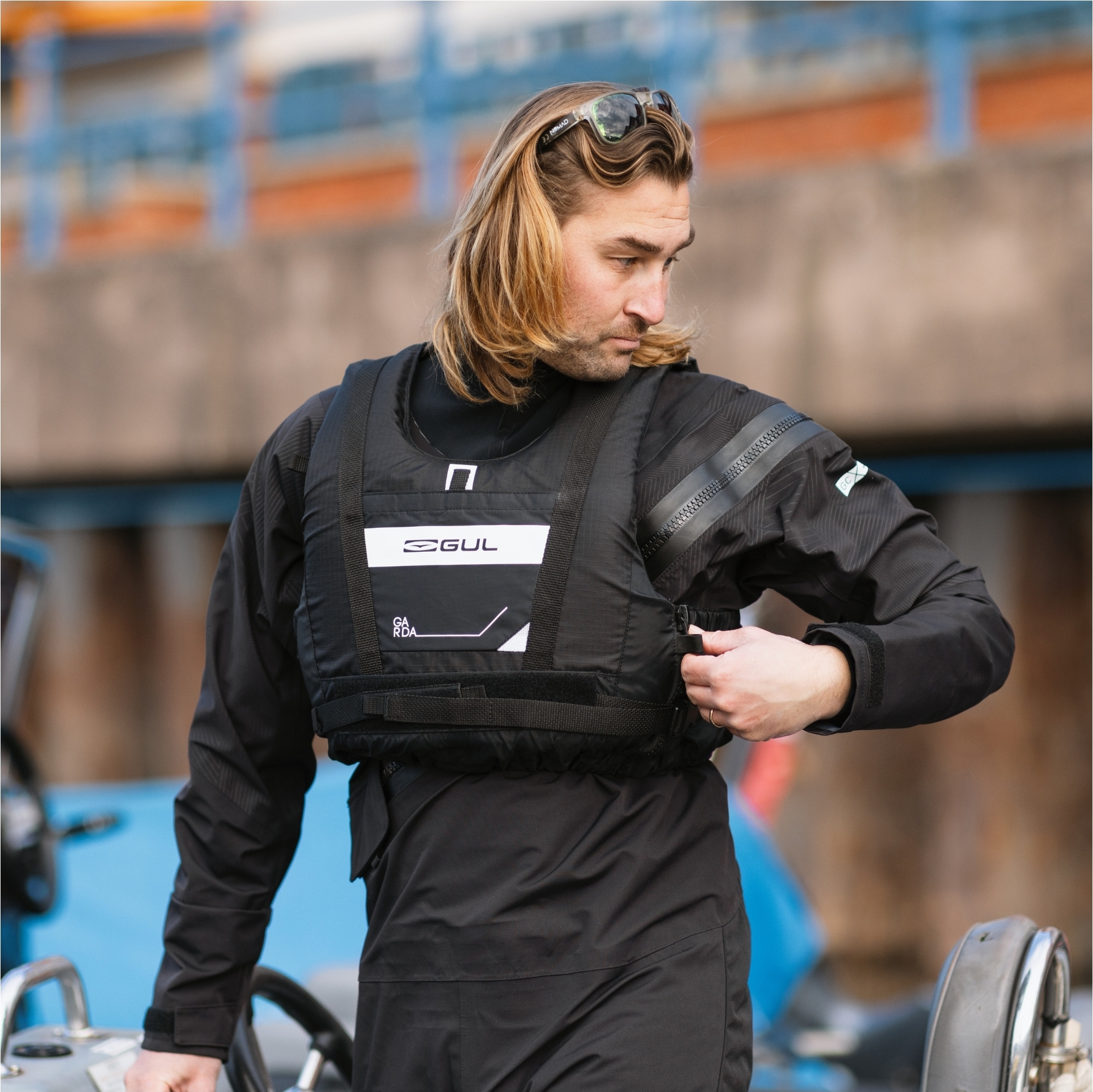 2025 Gul Mens Dartmouth Eclip Zip Drysuit GM0378-B9 - Black